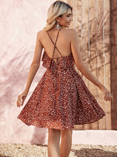 Blumenträgerkleid Rückenfreies schmales Kleid